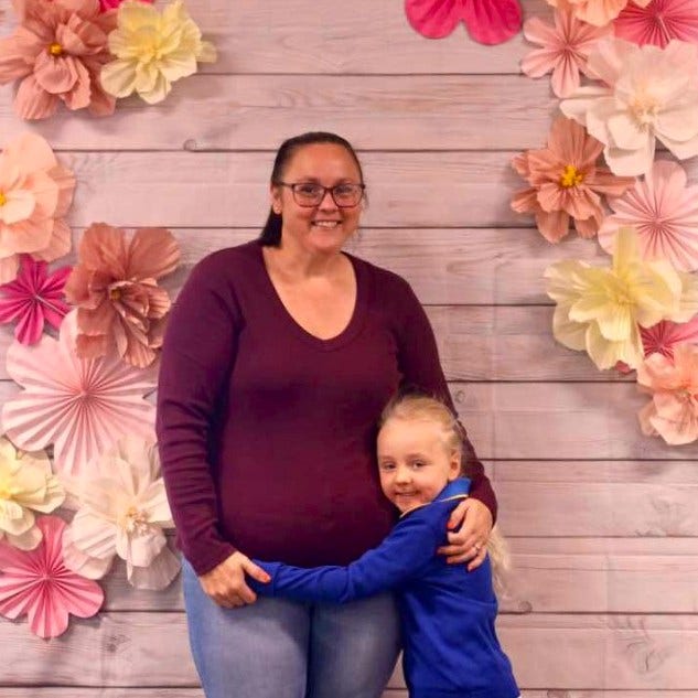 A mother and daughter at the Mother's Day breakfast